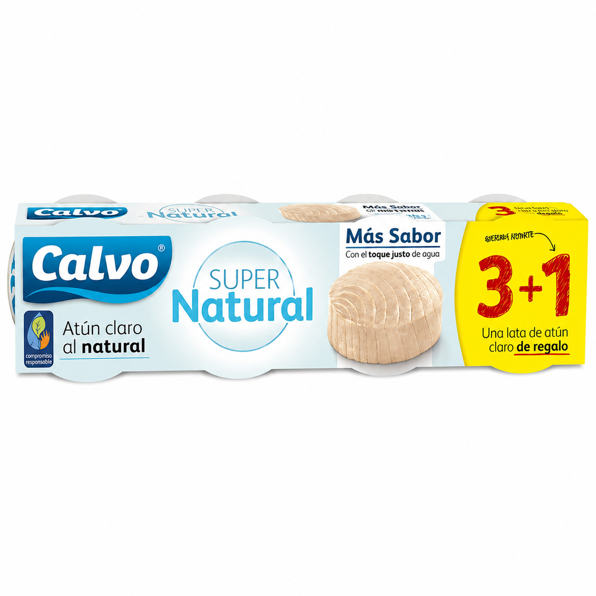 CALVO ATUN CLARO NATURAL PACK-4X56GR
