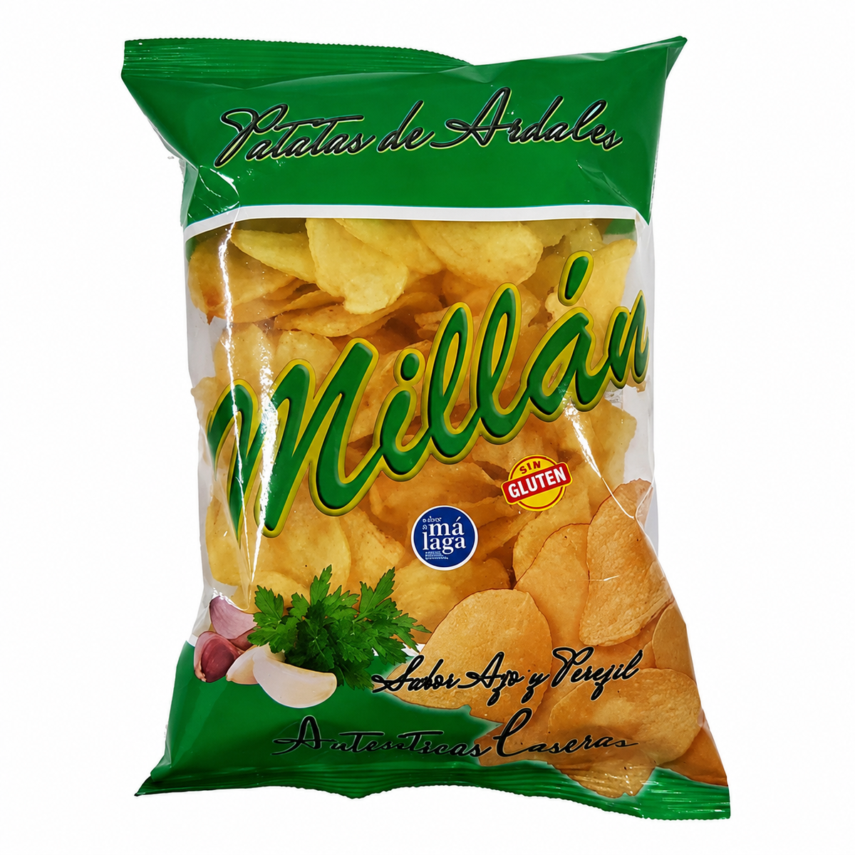 MILLAN PATATAS FRITAS ARDALES AJO Y PEREJIL 150GR