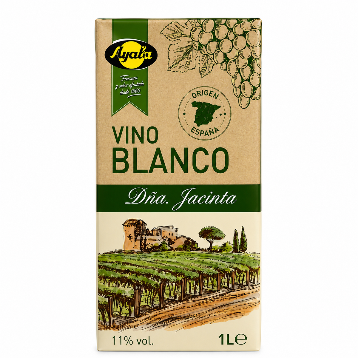 AYALA VINO BLANCO JACINTA BRICK 1L