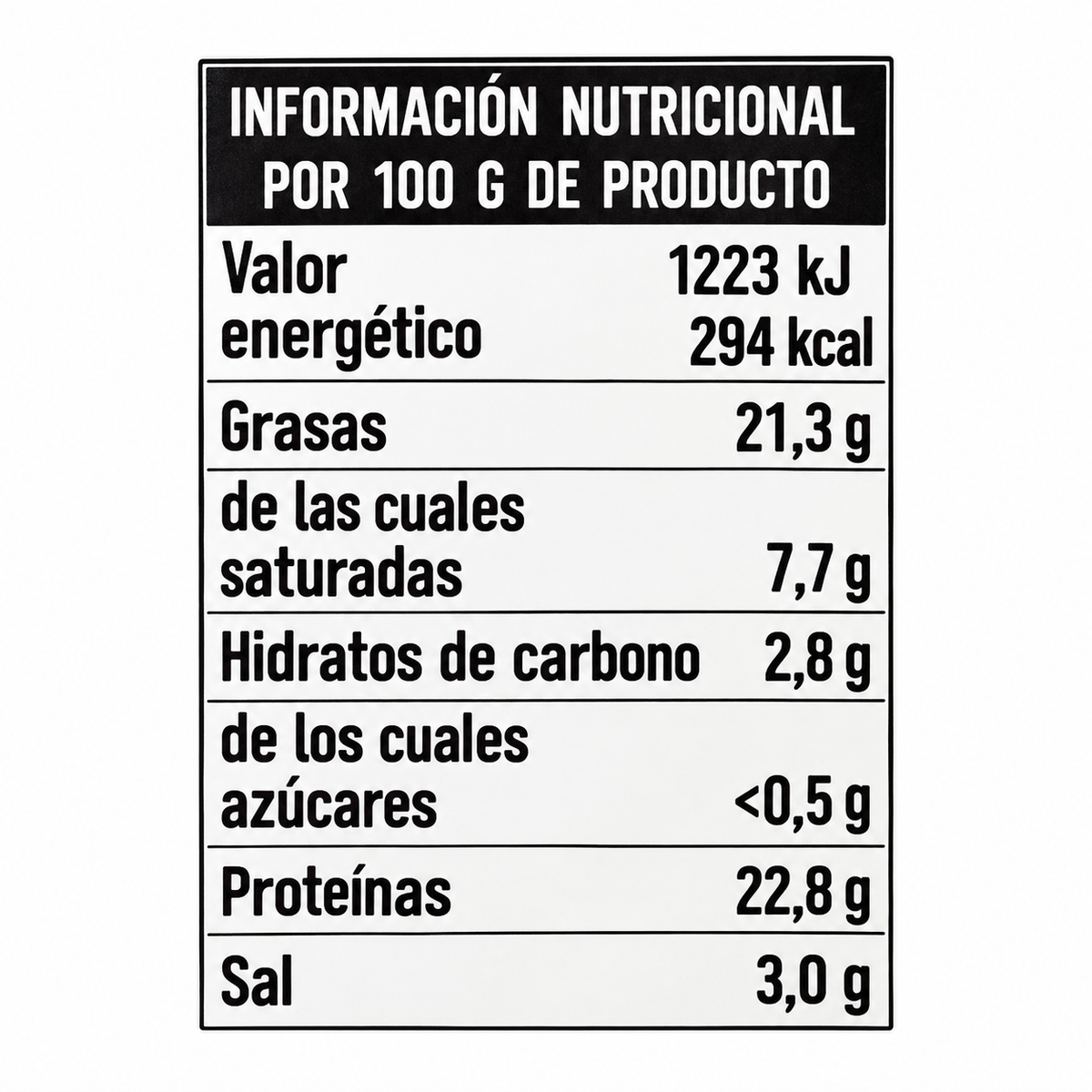 PROLONGO CHORIZO VELA EXTRA 500GR