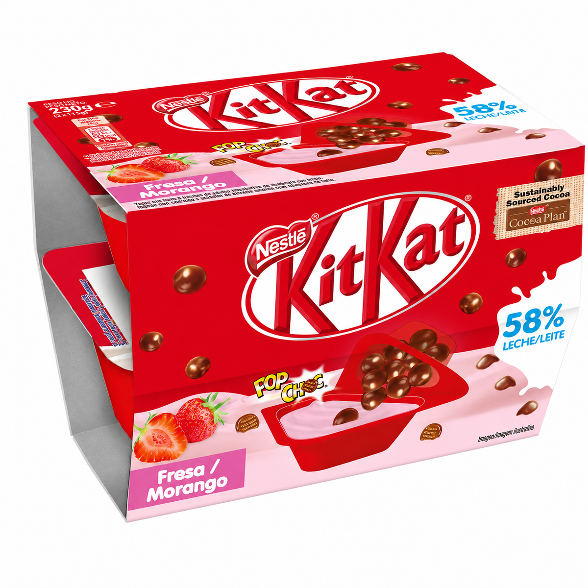 NESTLE MIX KIT KAT FRESA PACK 2UDS