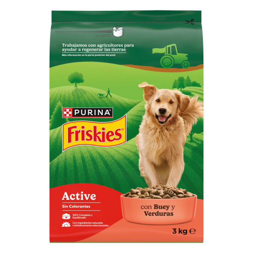 FRISKIES PERRO ACTIVE BUEY 3KG