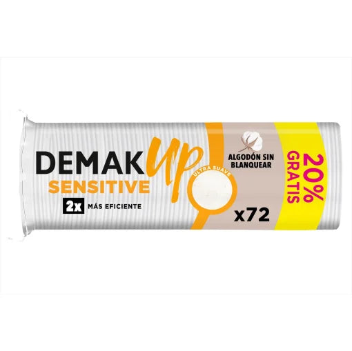 DEMAKUP SENSITIVE DISCOS ALGODON REDONDOS 72U