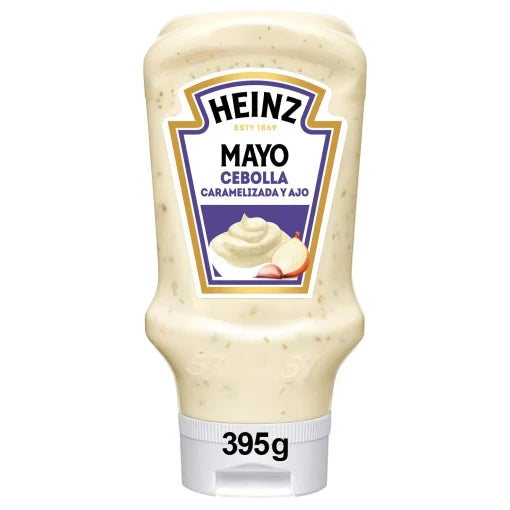 HEINZ MAYONESA CEB.CAR./AJO 395GR
