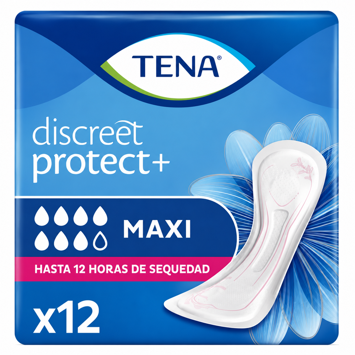 TENA LADY DISCREET MAXI 12 UD