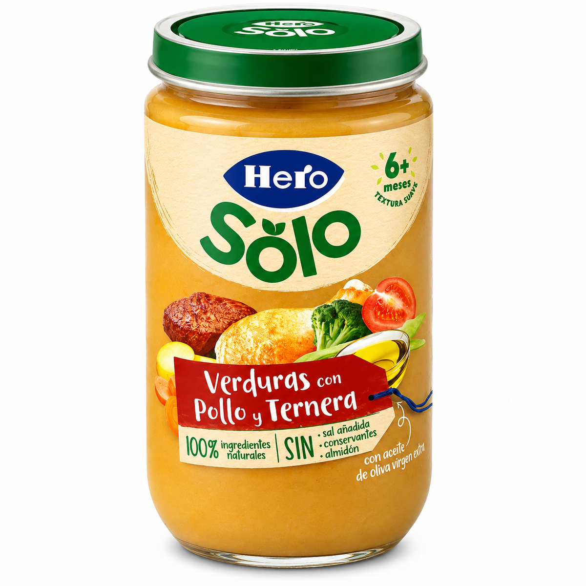 POTITO HERO VERDURITAS CON POLLO Y TERNERA 235 GRS.
