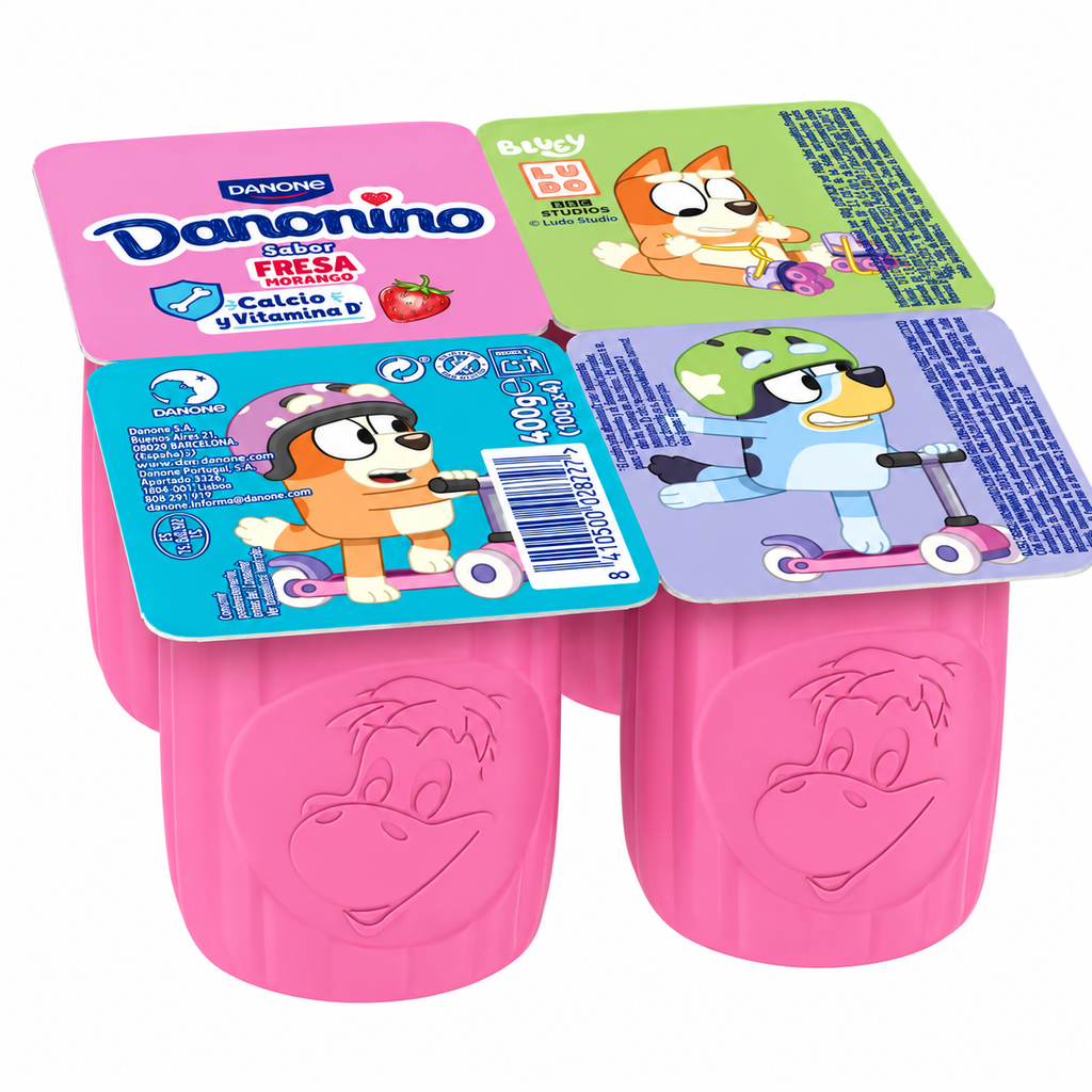DANONE DANONINO PETIT SUISE MAXI FRESA P-4 U