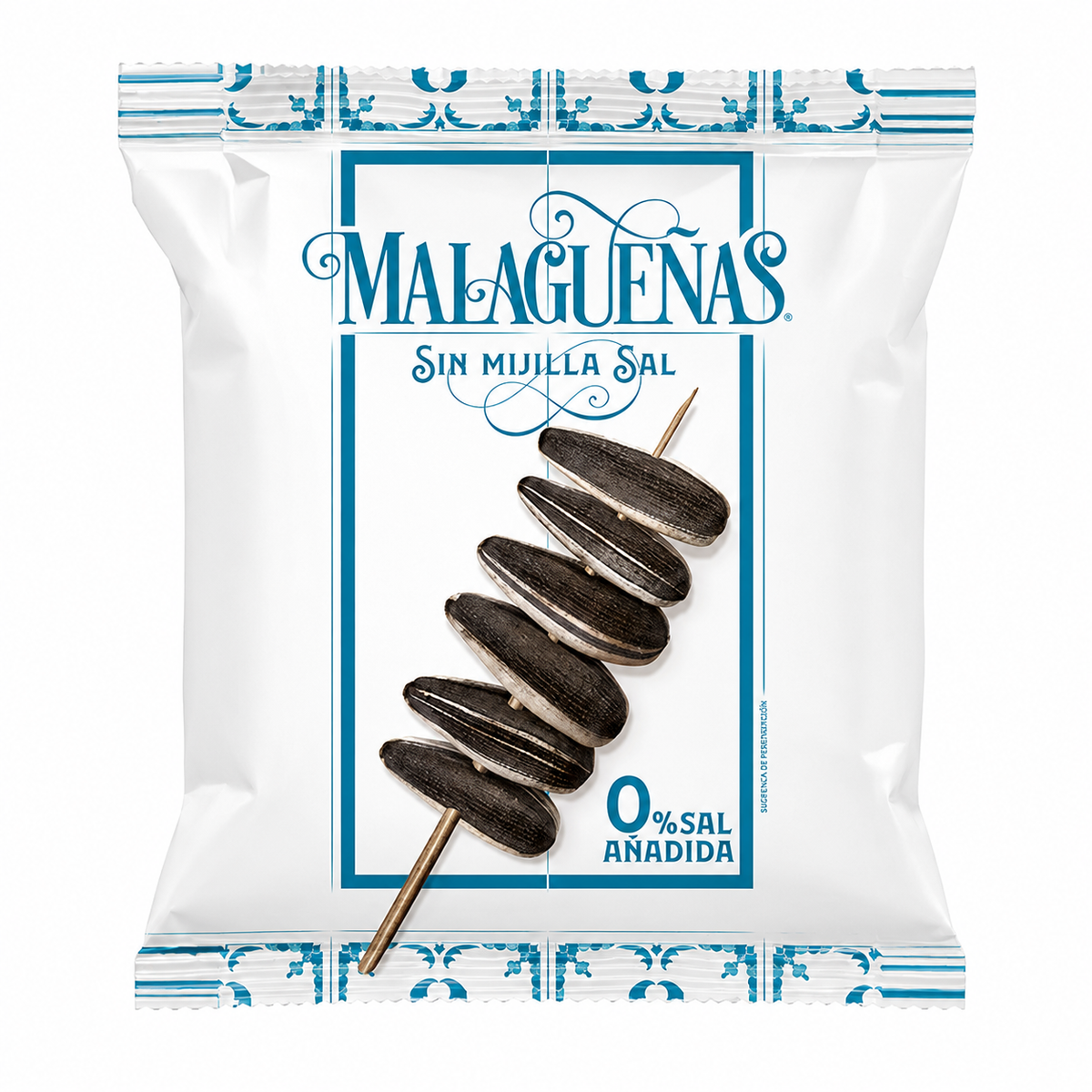 MALAGUEÑAS PIPAS SIN MIJILLA SAL 0% 130GR