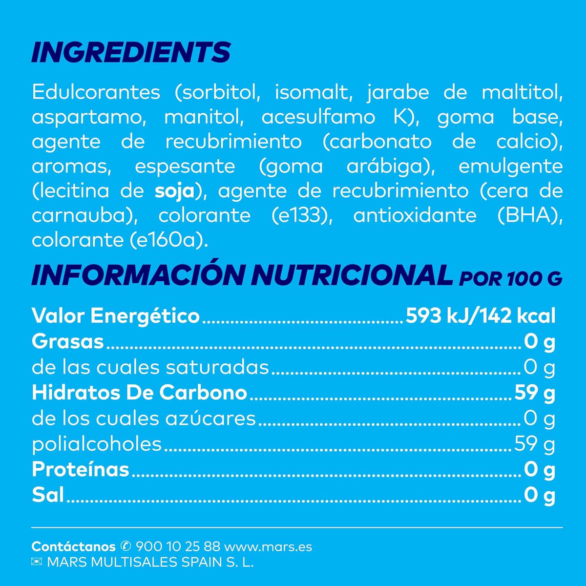 ORBIT MENTOL FUERTE 46 GRAGEAS BOX