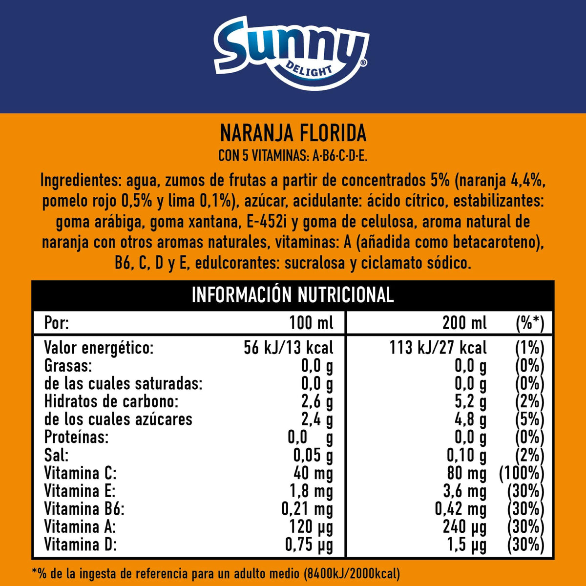 SUNNY DELIGHT FLORIDA 330ML