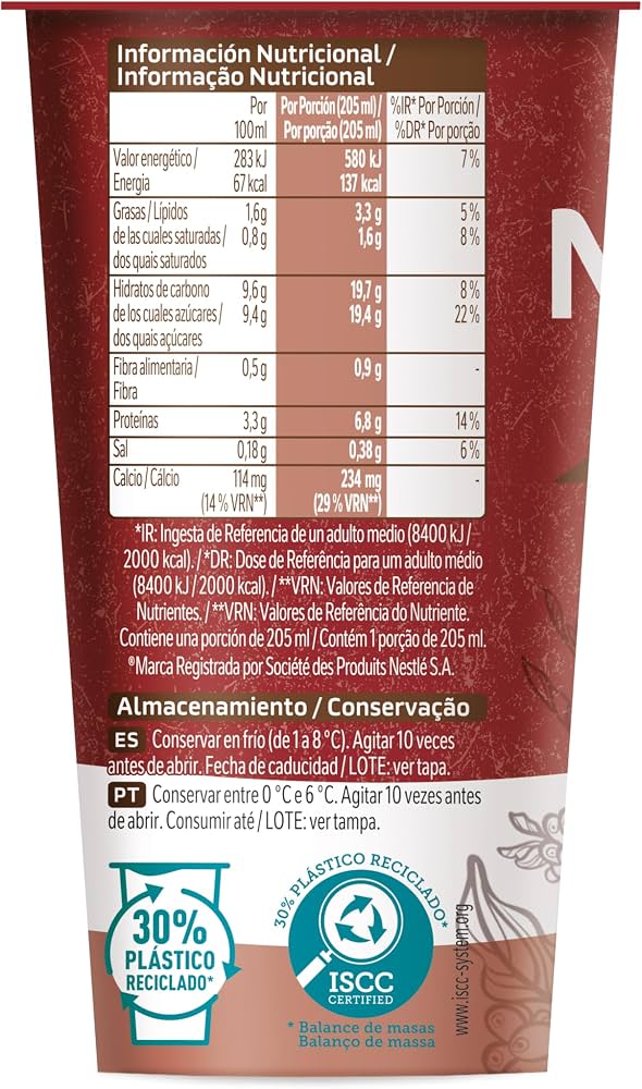 NESCAFE LATTE SHAKE COOKIES 205ML