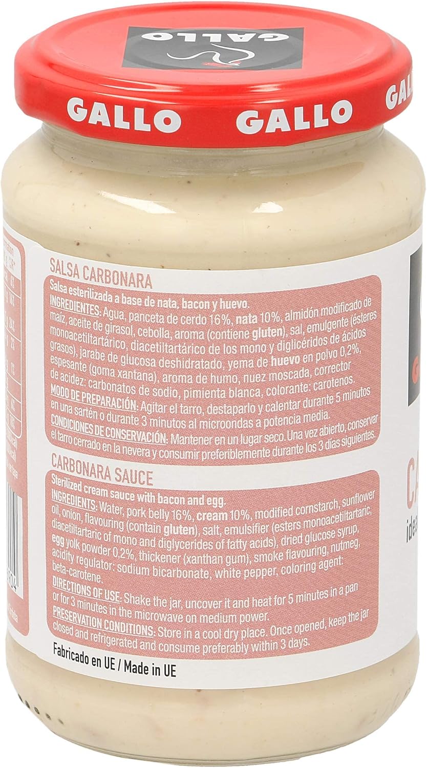 GALLO SALSA CARBONARA 330GR