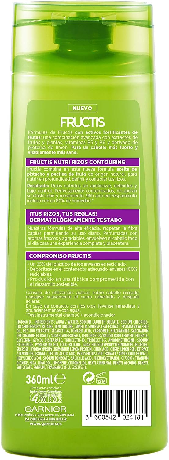 FRUCTIS CHAMPU HIDRA RIZOS 380ML