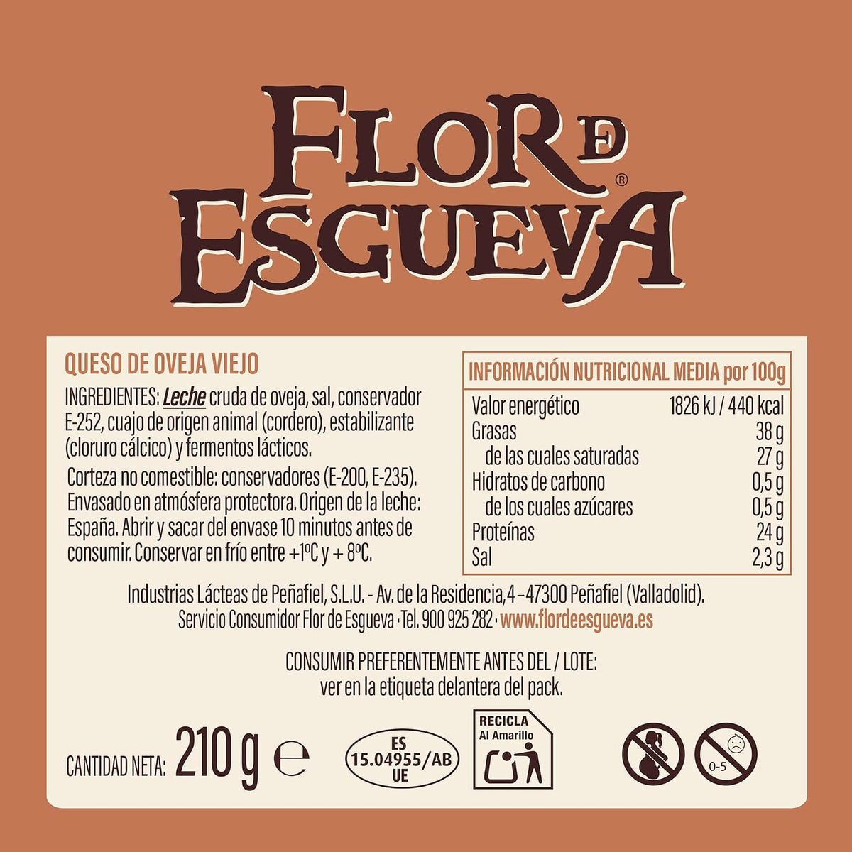 FLOR DE ESGUEVA TAPAS MAESTRAS 210GR