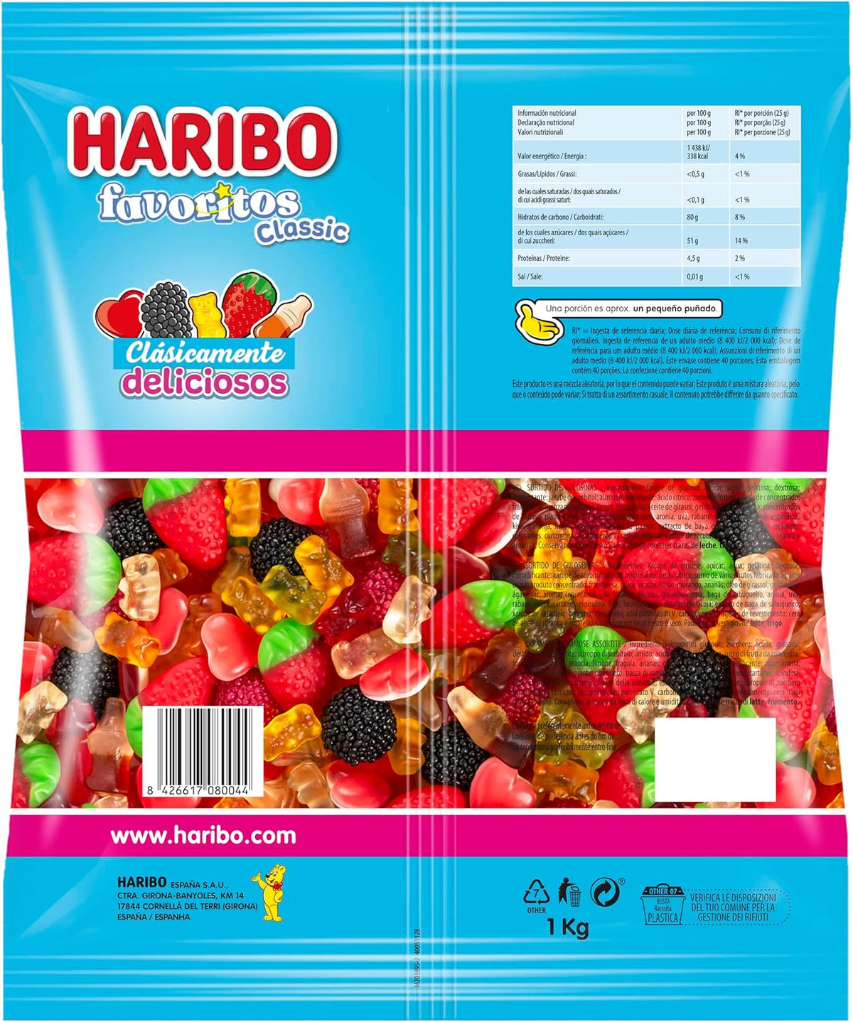 HARIBO FAVORITOS CLASSIC 1KG