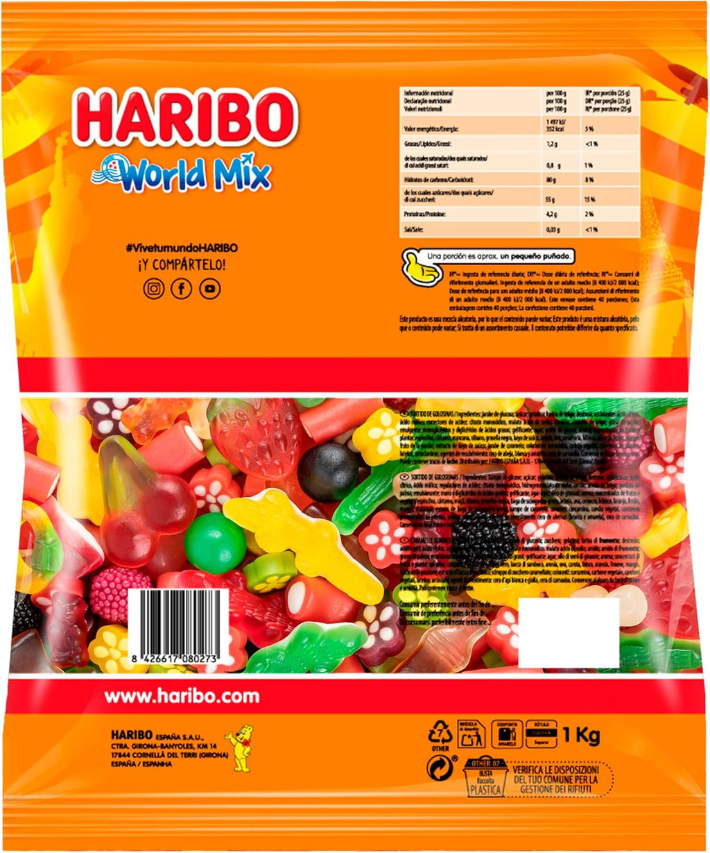 HARIBO WORLD MIX 1KG