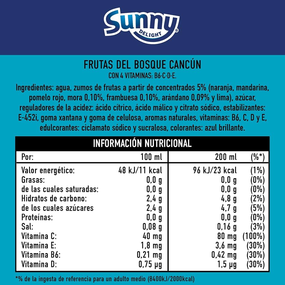 SUNNY DELIGHT BLUE 1.25L