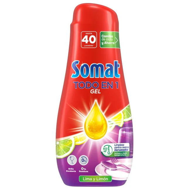 SOMAT GEL LIMON TODO EN UNO 40 LAV 720ML