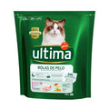 ULTIMA GATO ADULTO BOLAS DE PELO PAVO 750GR