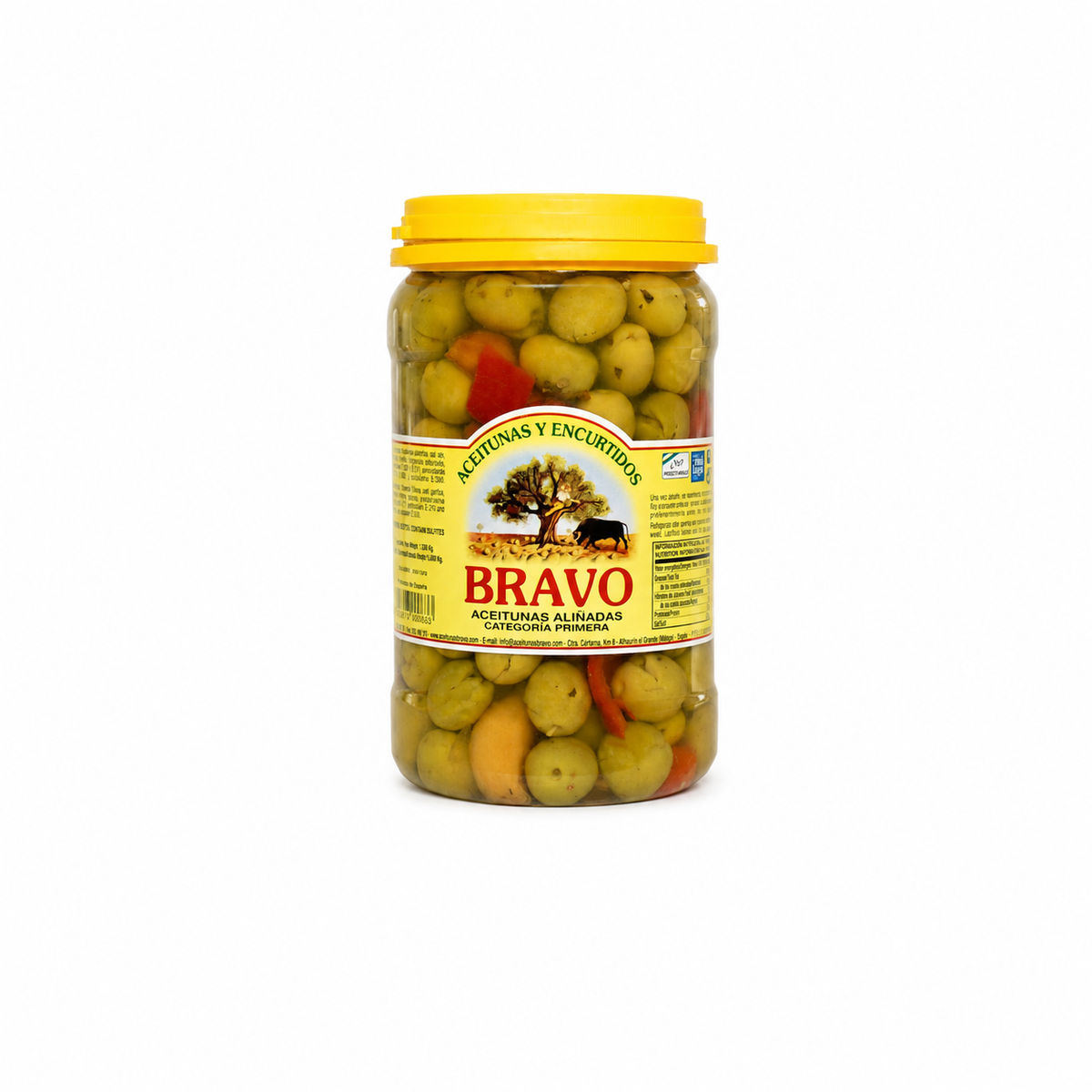 Bravo Aceitunas Alinadas Primera 800 g