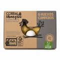 CORRAL DE MONEGROS HUEVOS CAMPEROS XL ESTUCHE 6 UNIDADES