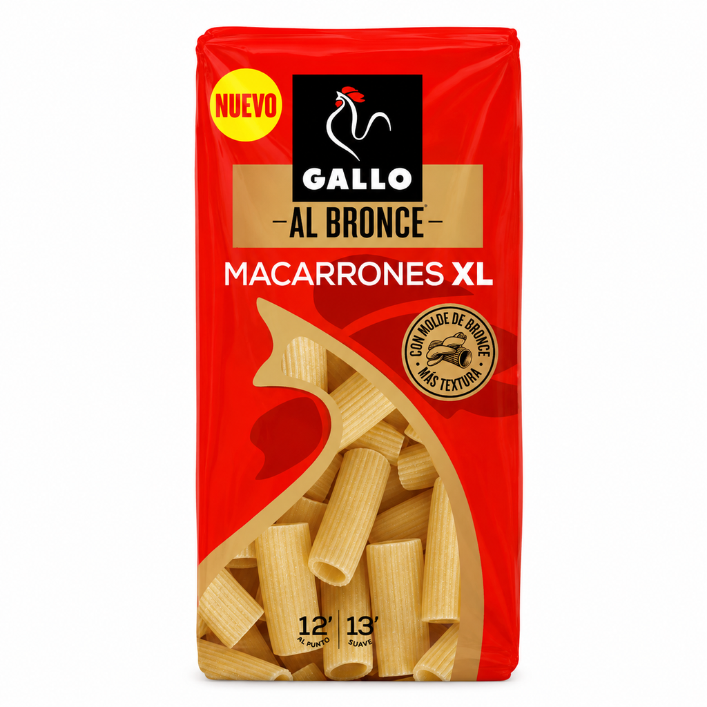 GALLO MACARRONES AL BRONCE XL 800GR