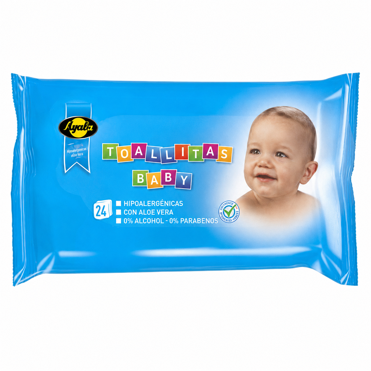 AYALA TOALLITAS BABY REFEESCANTES 24 UNID.