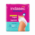 INDASEC PANTS PLUS TALLA L 10UNID.