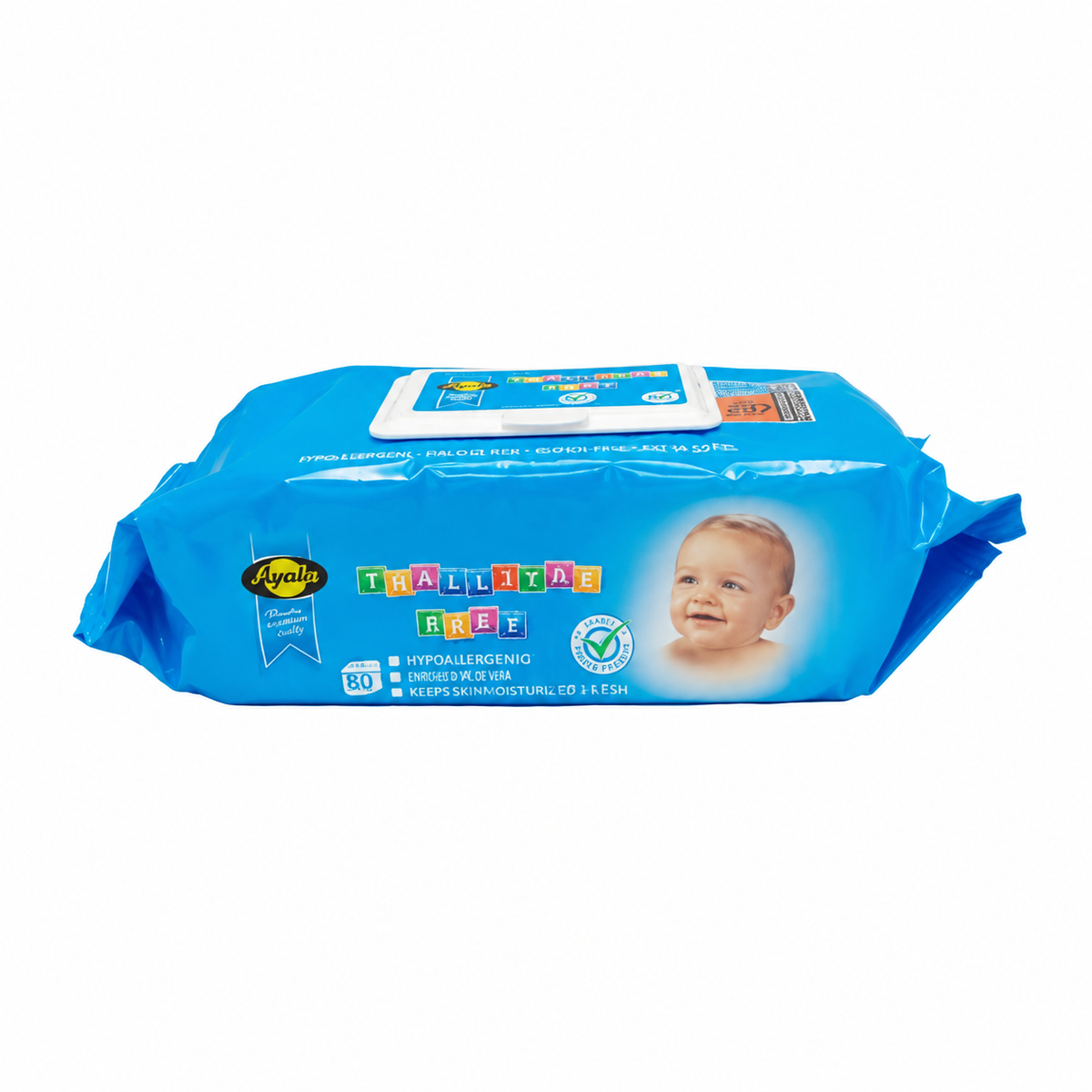 AYALA TOALLITAS BABY 100 UND CON TAPA