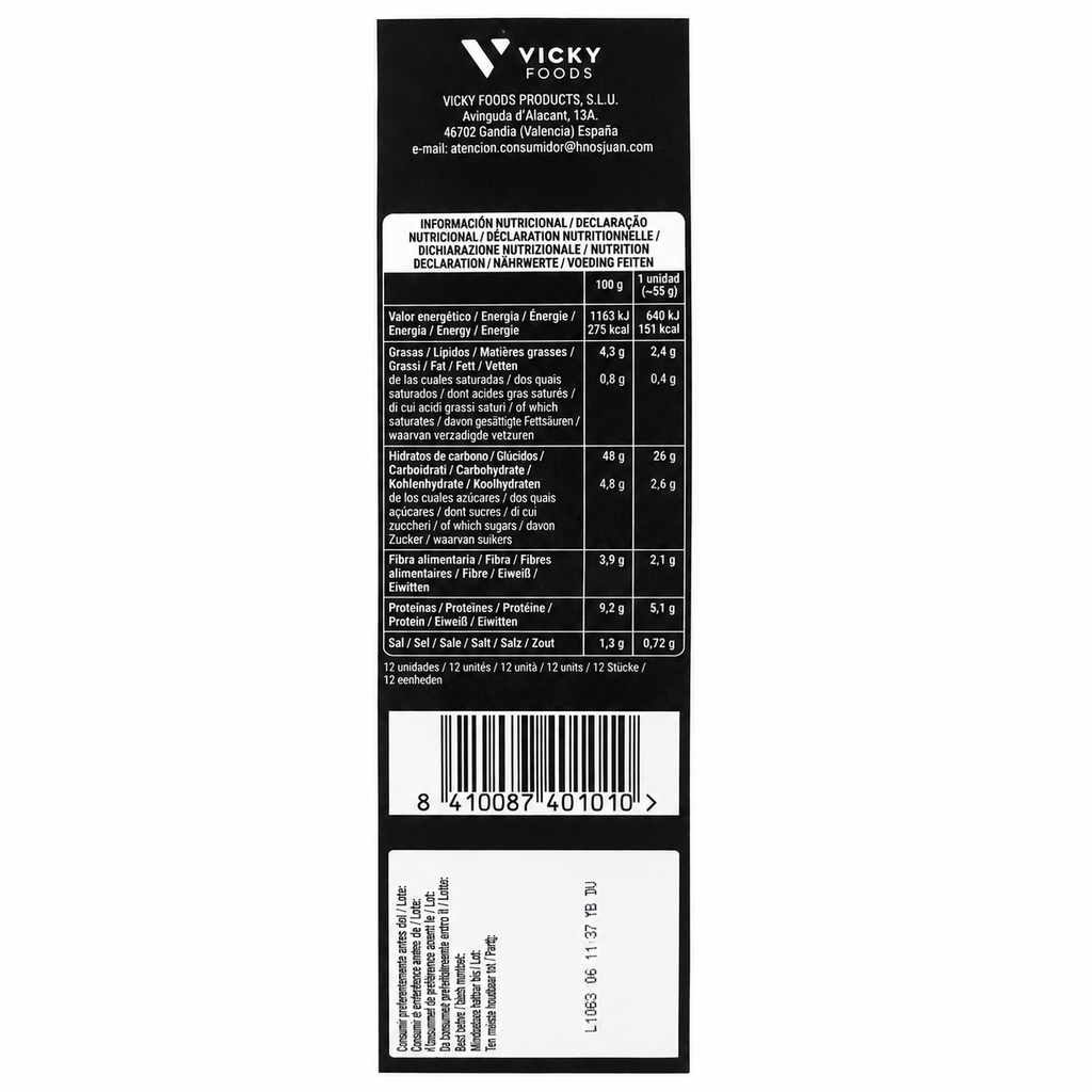 HNOS JUAN HOT DOG 660GR PACK 12 UNIDADES