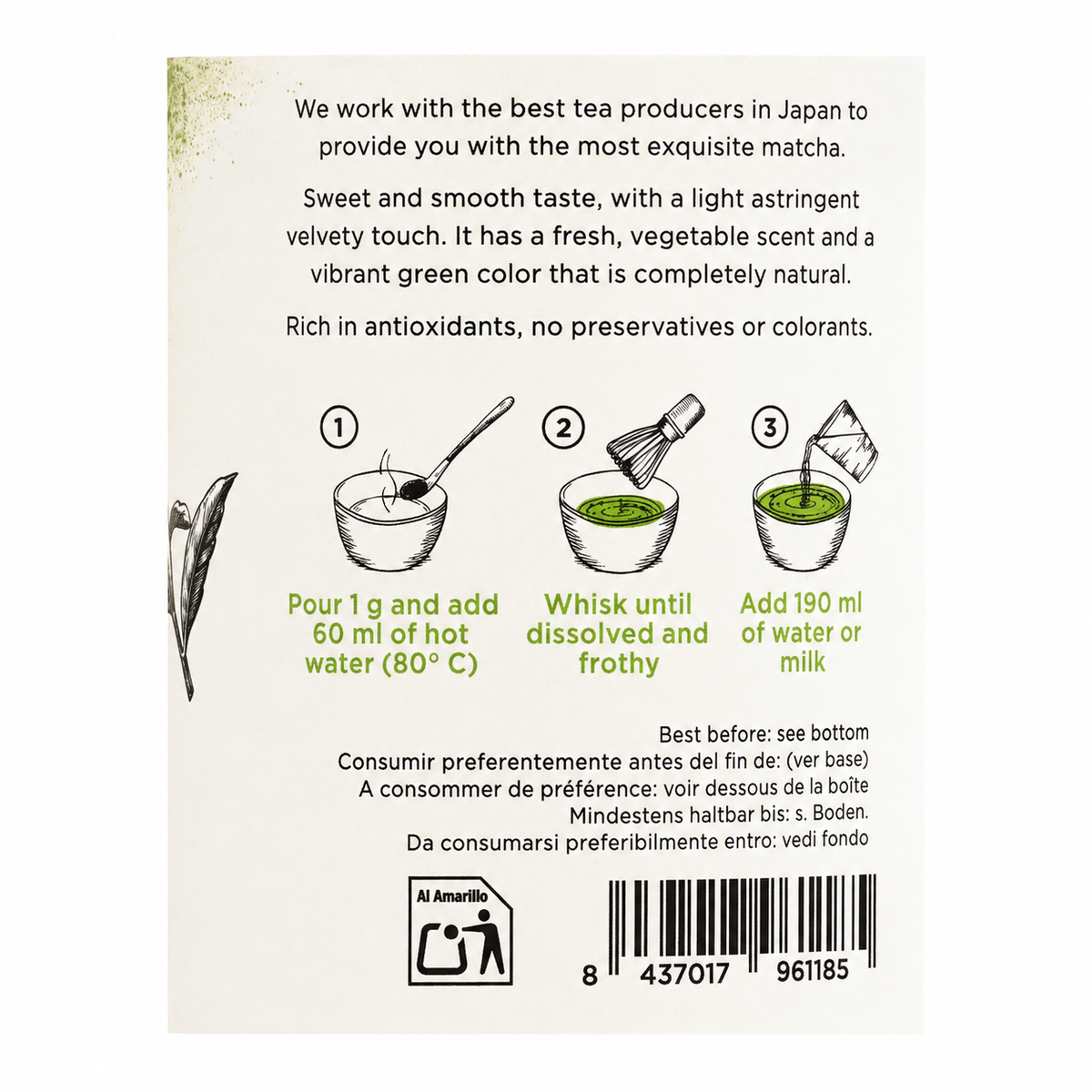 MATCHA&CO TE MATCHA ORIGINAL 80GR