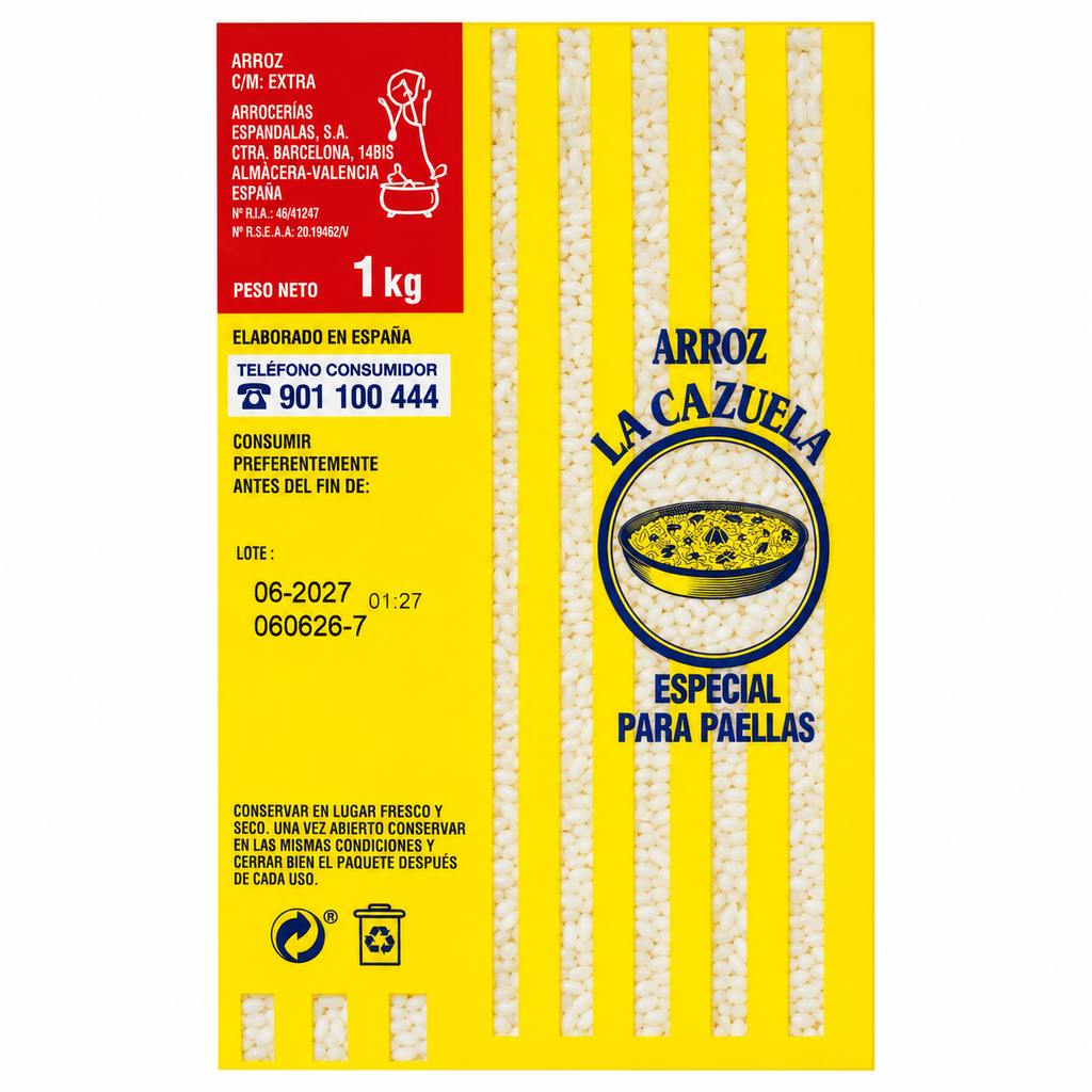 ARROZ LA CAZUELA 1KG