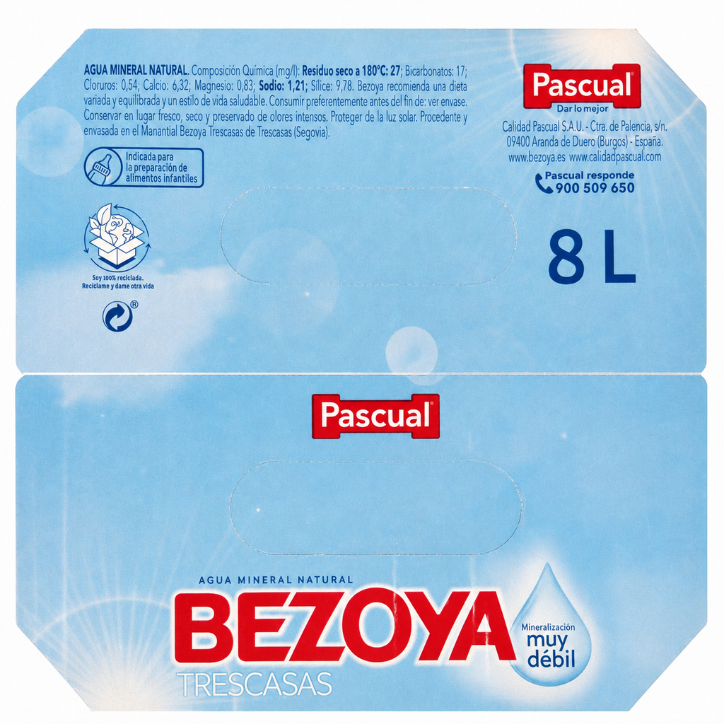 Bezoya Agua Mineral Caja 8l