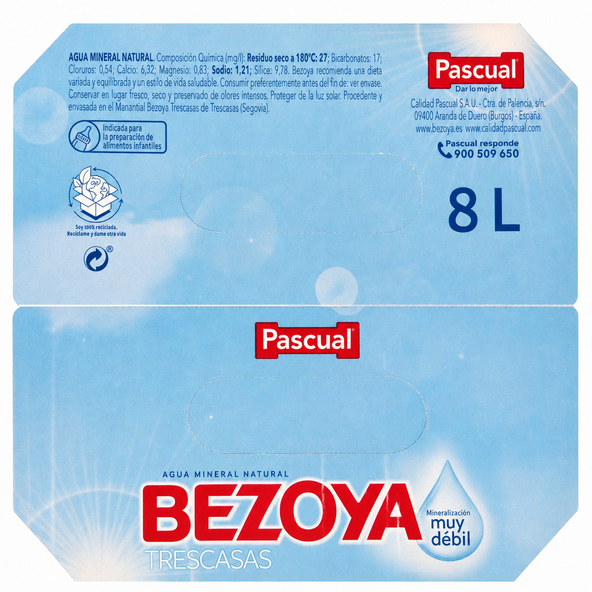 Bezoya Agua Mineral Caja 8l