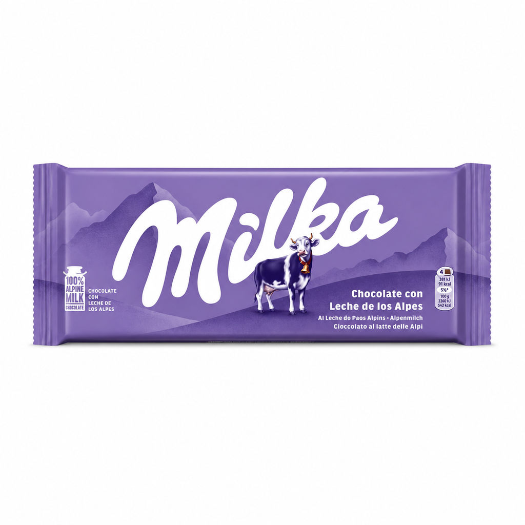 MILKA CHOCOLATE CON LECHE 125 GRS.
