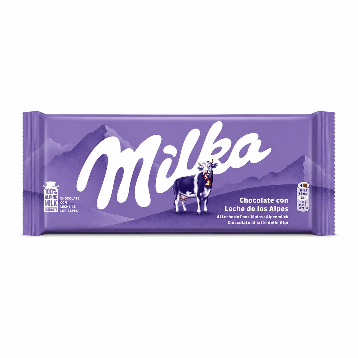MILKA CHOCOLATE CON LECHE 125 GRS.