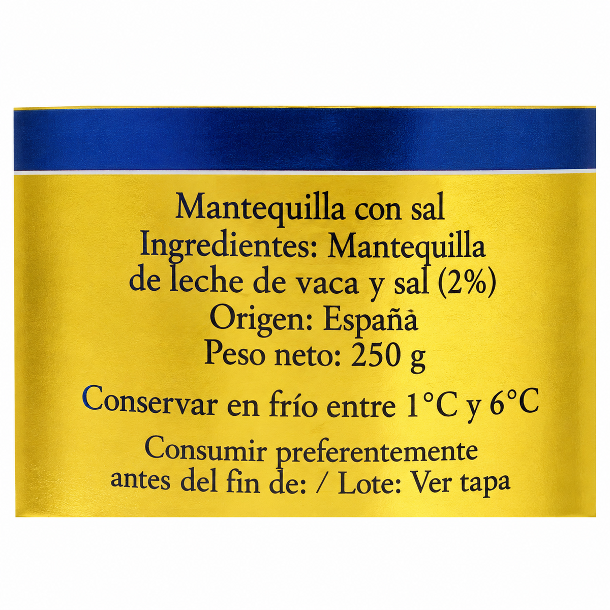 MANTEQUILLA IMPERIAL C/S LATA 500GR