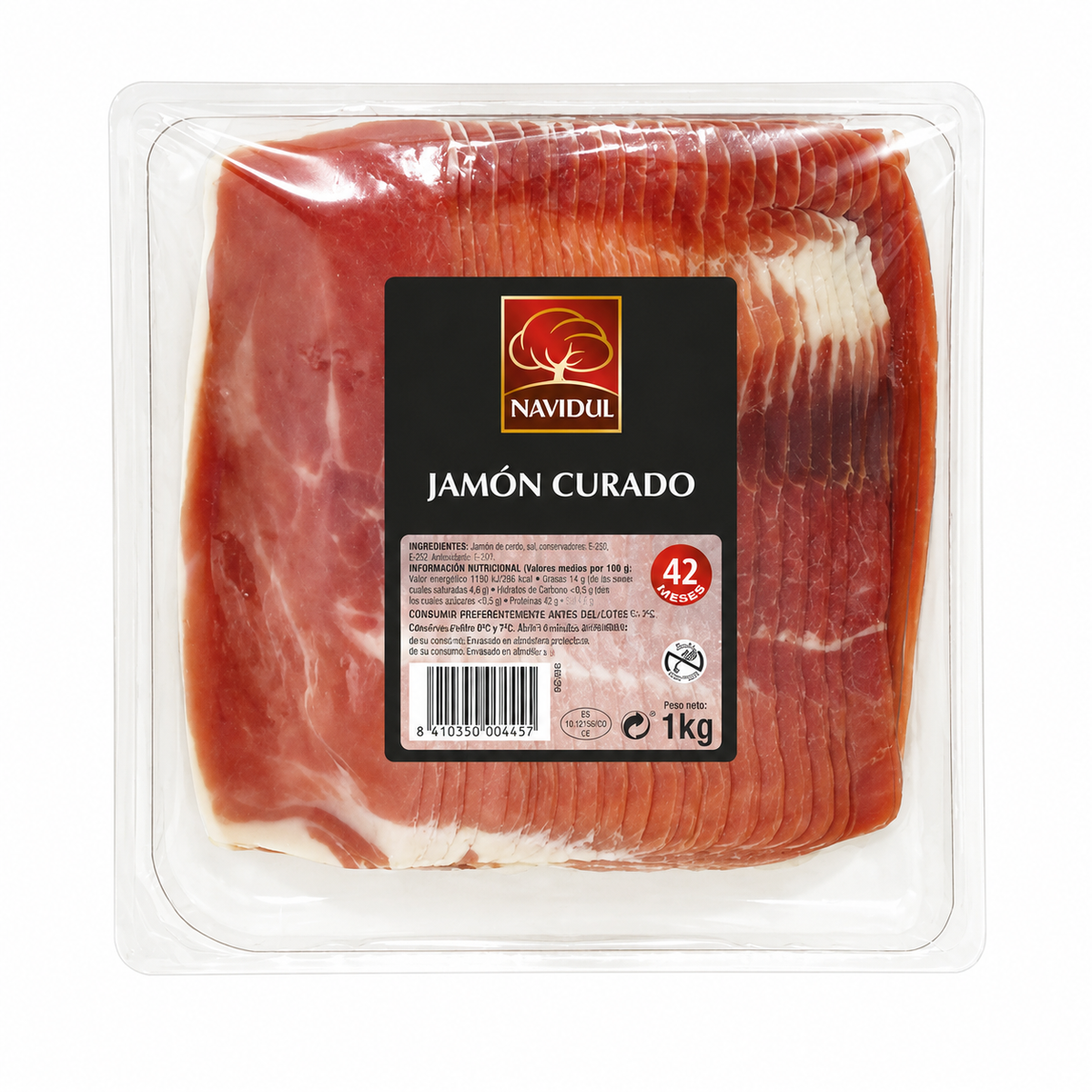 CAMPOFRIO JAMON CURADO LONCHAS 1KG