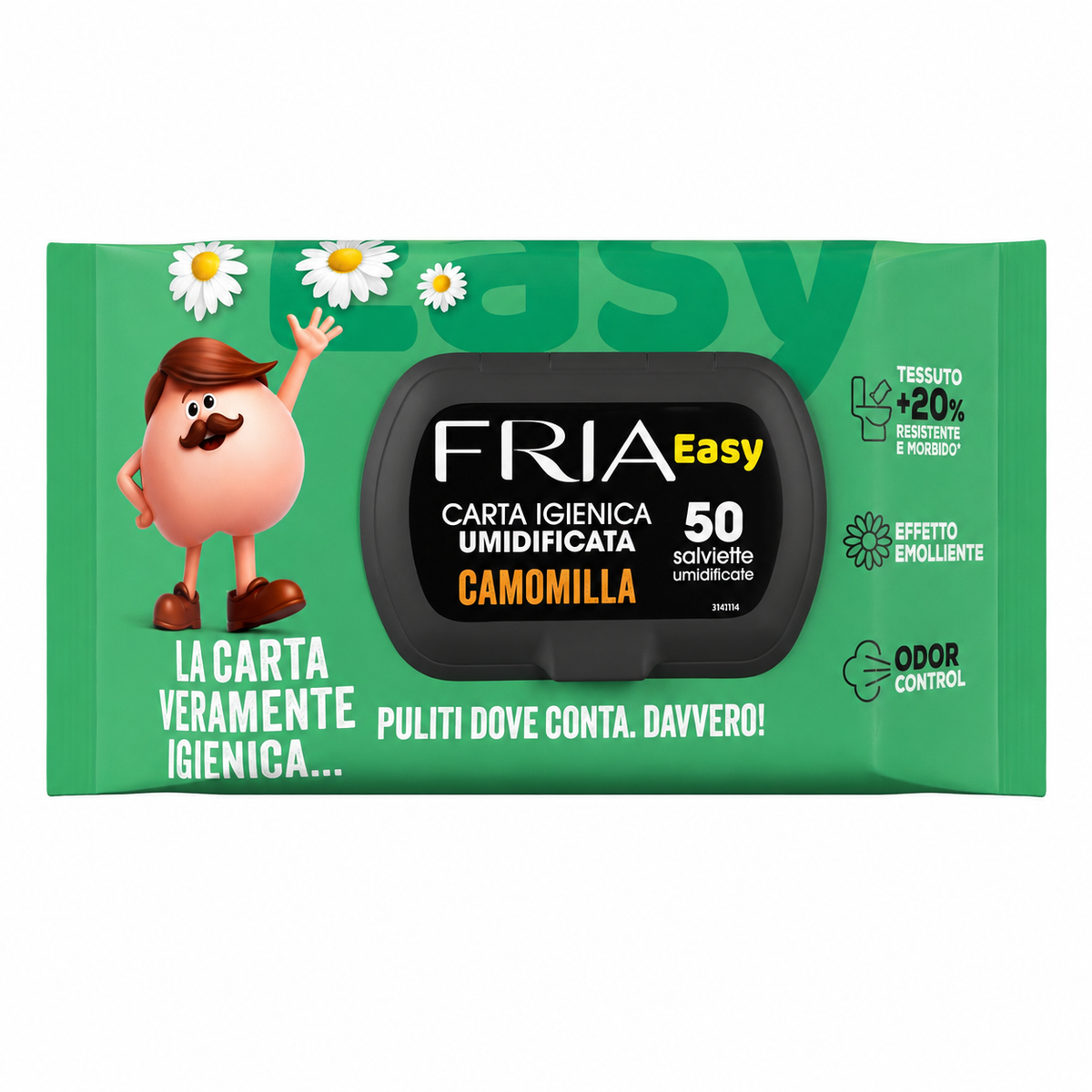 FRIA EASY PAPEL HIGIENICO HUMEDO PACK 50 UNIDADES