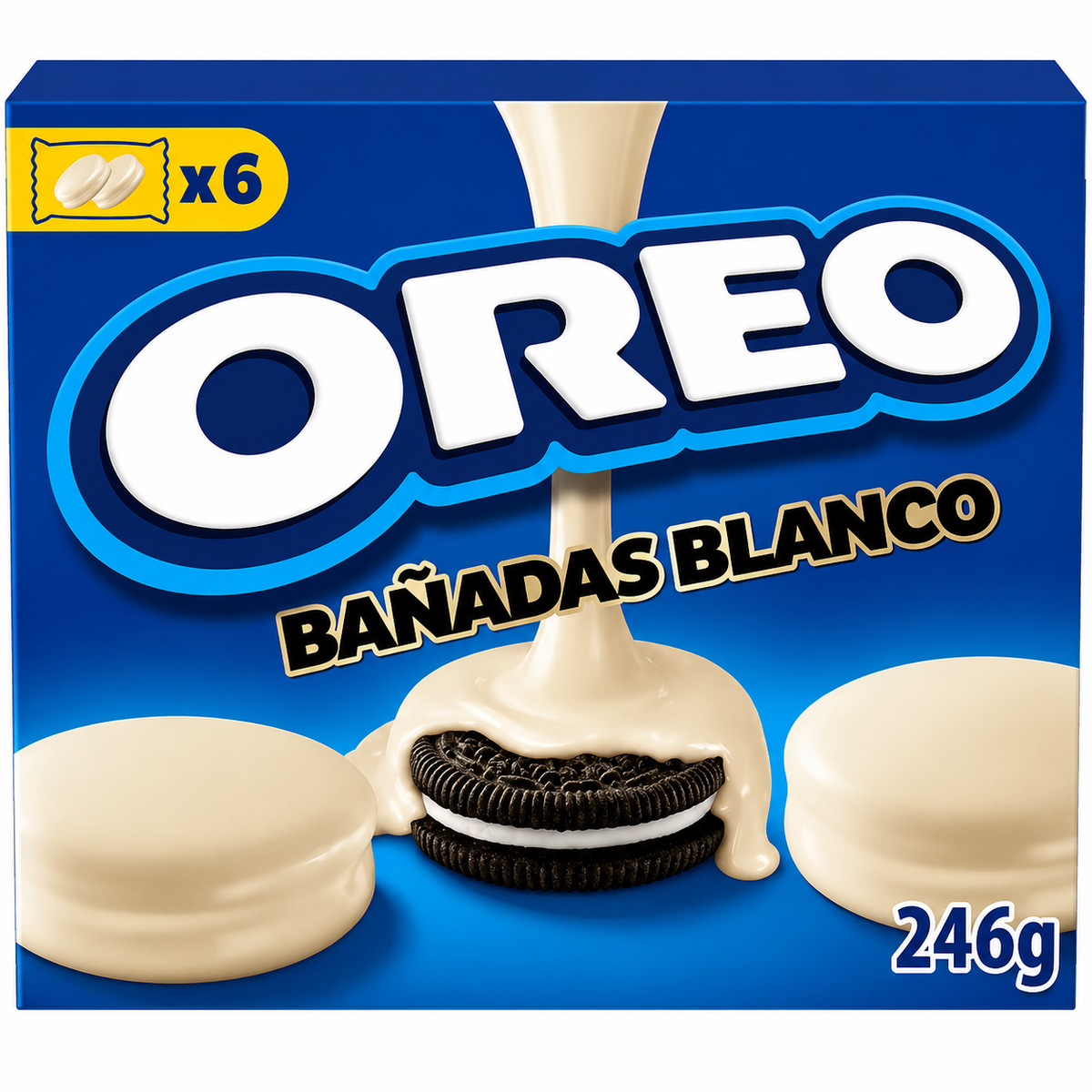 OREO GALLETAS BAÑADAS CHOCOLATE BLANCO 246GRS