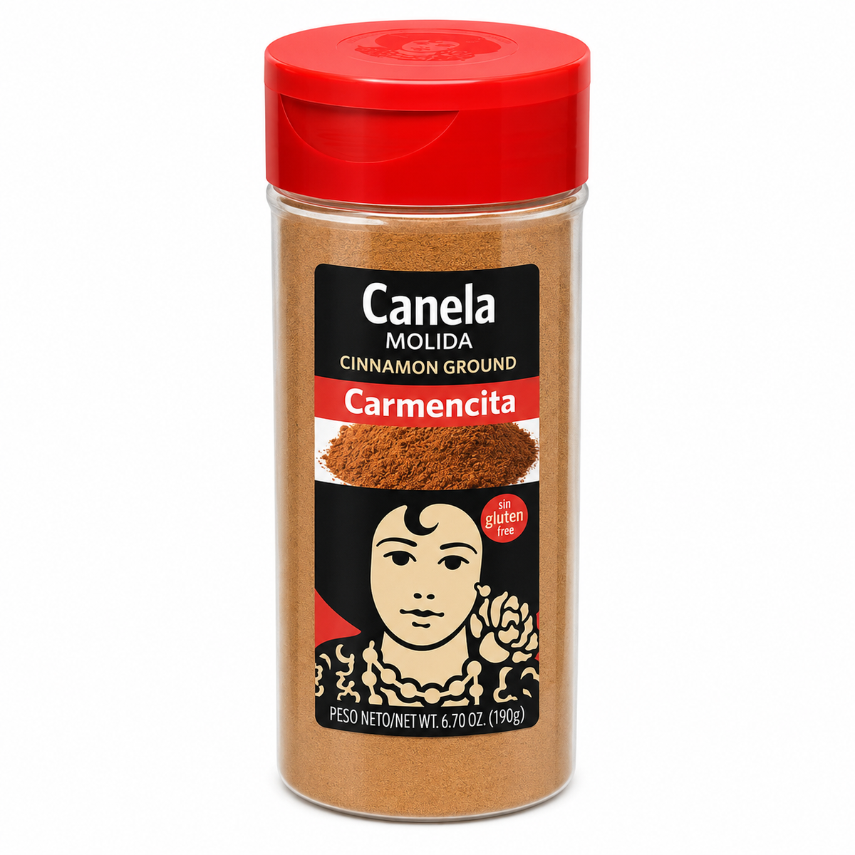 CARMENCITA CANELA MOLIDA BOTE 190G.