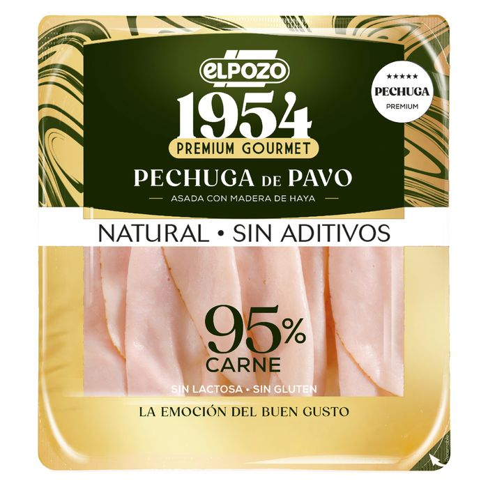 ELPOZO PECHUGA PAVO 1954 NATURAL LONCHAS 120GR