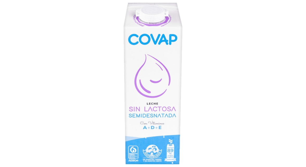 Covap Leche 1 L. S/lactosa Semides