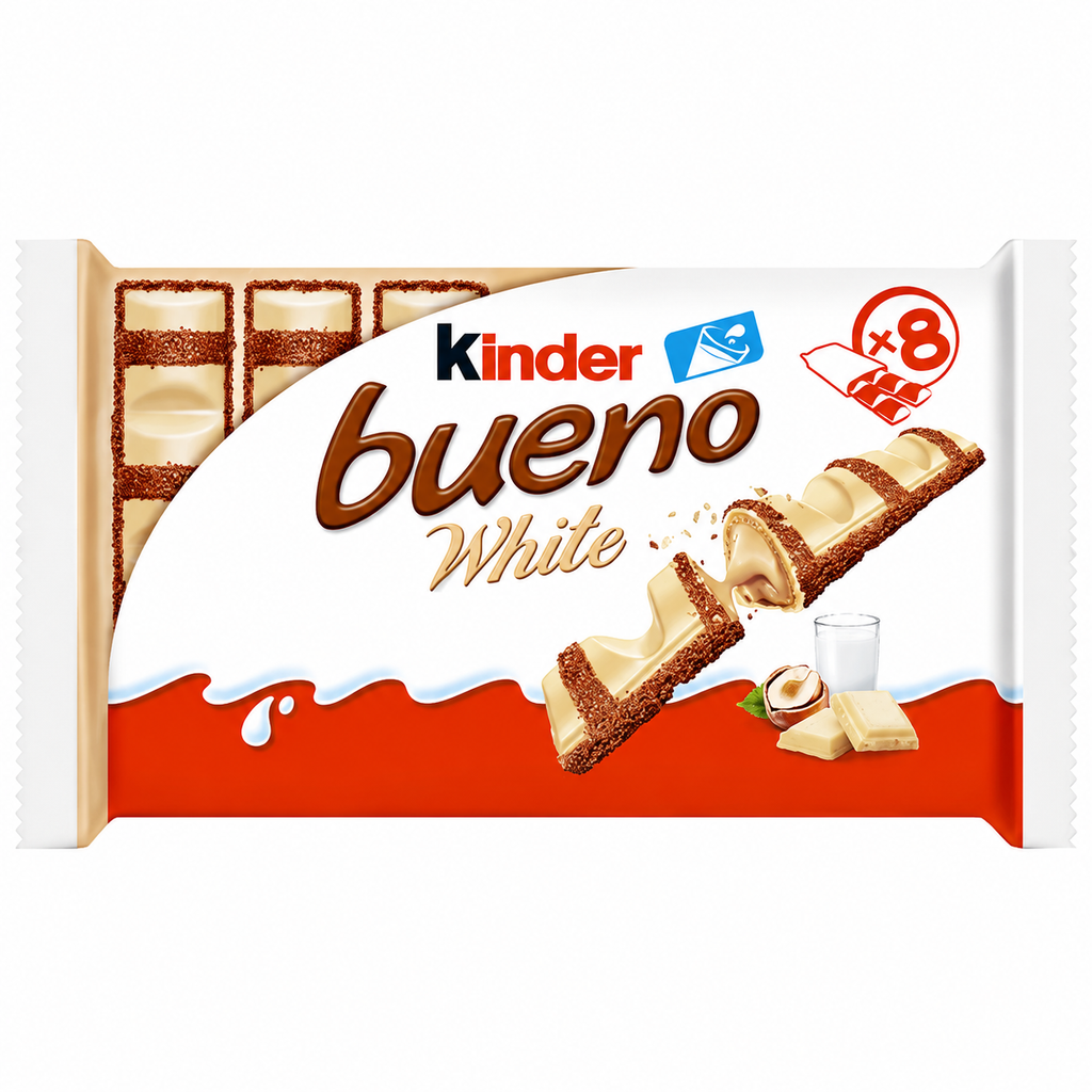 KINDER BUENO WHITE PACK 8