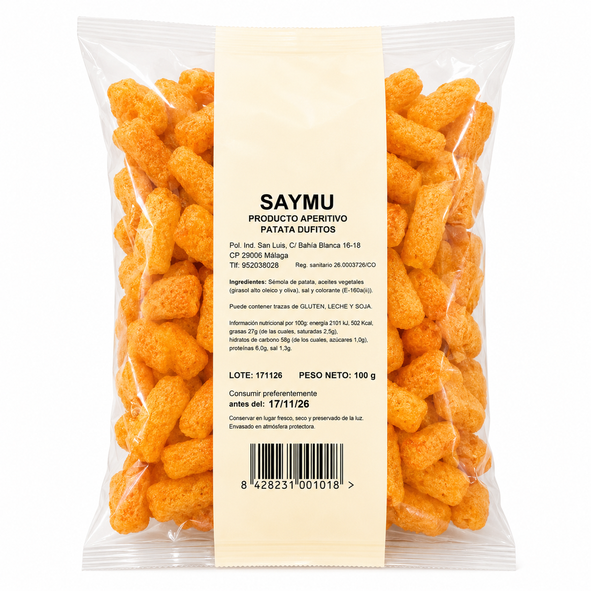 PATATAS DUFITOS SAYMU 100GR