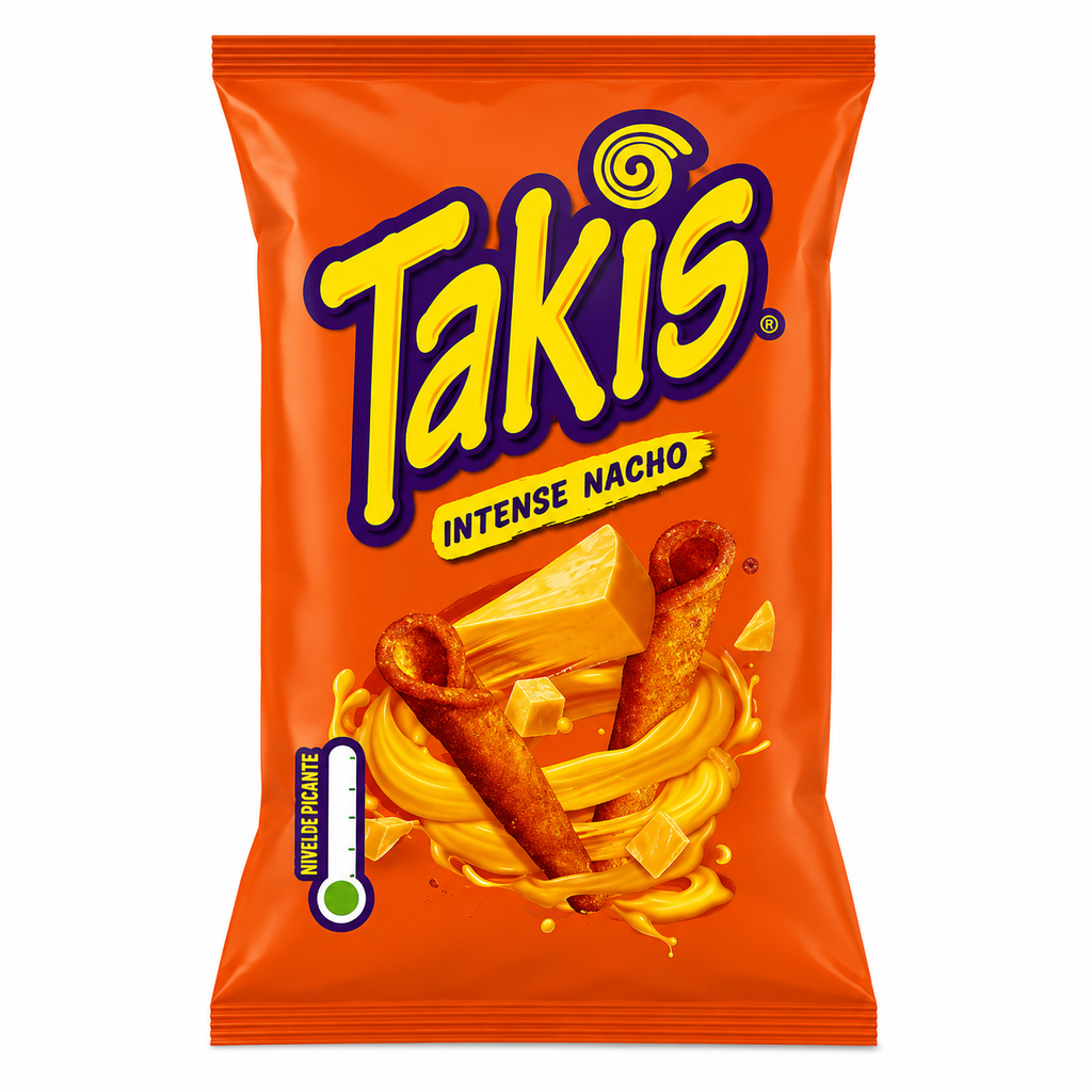 BIMBO TAKIS PATATAS INTENSE NACHO 130GR