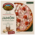 TARRADELLAS PIZZA JAMON CON CHERRYS MASA FERM. LENTA400GR