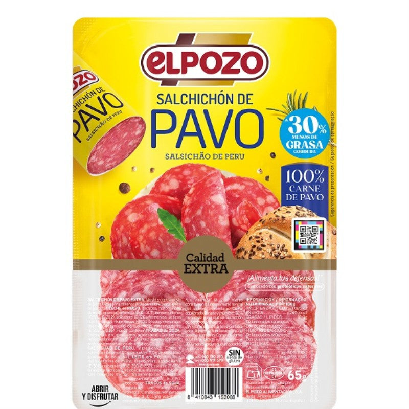 ELPOZO SALCHICHON DE PAVO 65GR