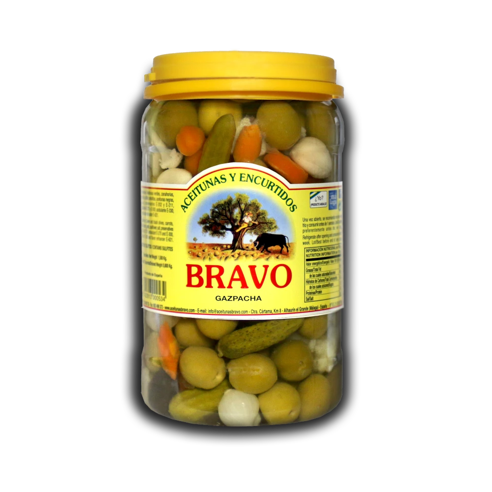 Bravo Aceitunas Gazpachas 900g