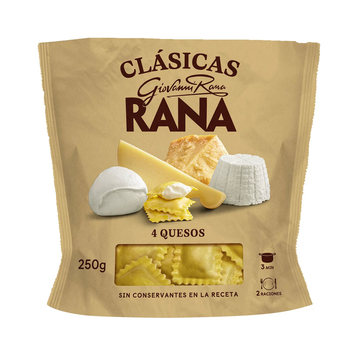 RANA TORTELLINI CUATRO QUESOS 250GR